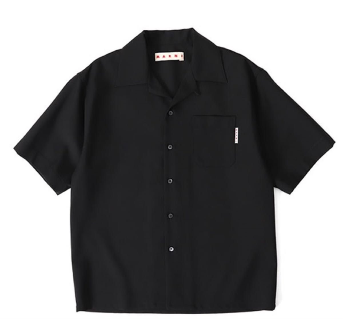 MARNI マルニ トロピカルウール シャツ 半袖 半袖シャツ MARNI マルニ トロピカルウール シャツ 半袖 半袖シャツ