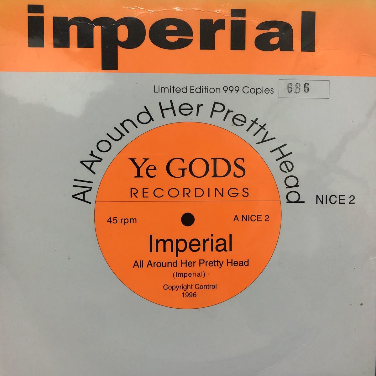 IMPERIAL / ALL AROUND HER PRETTY HEAD 7inch EP 999枚限定 限定盤_画像1