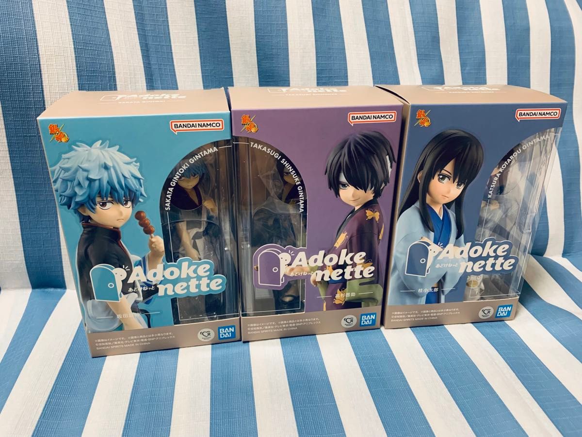 銀魂 Adokenette あどけねっと フィギュア3体セット 坂田銀時 銀魂 Adokenette あどけねっと フィギュア3体セット 坂田銀時