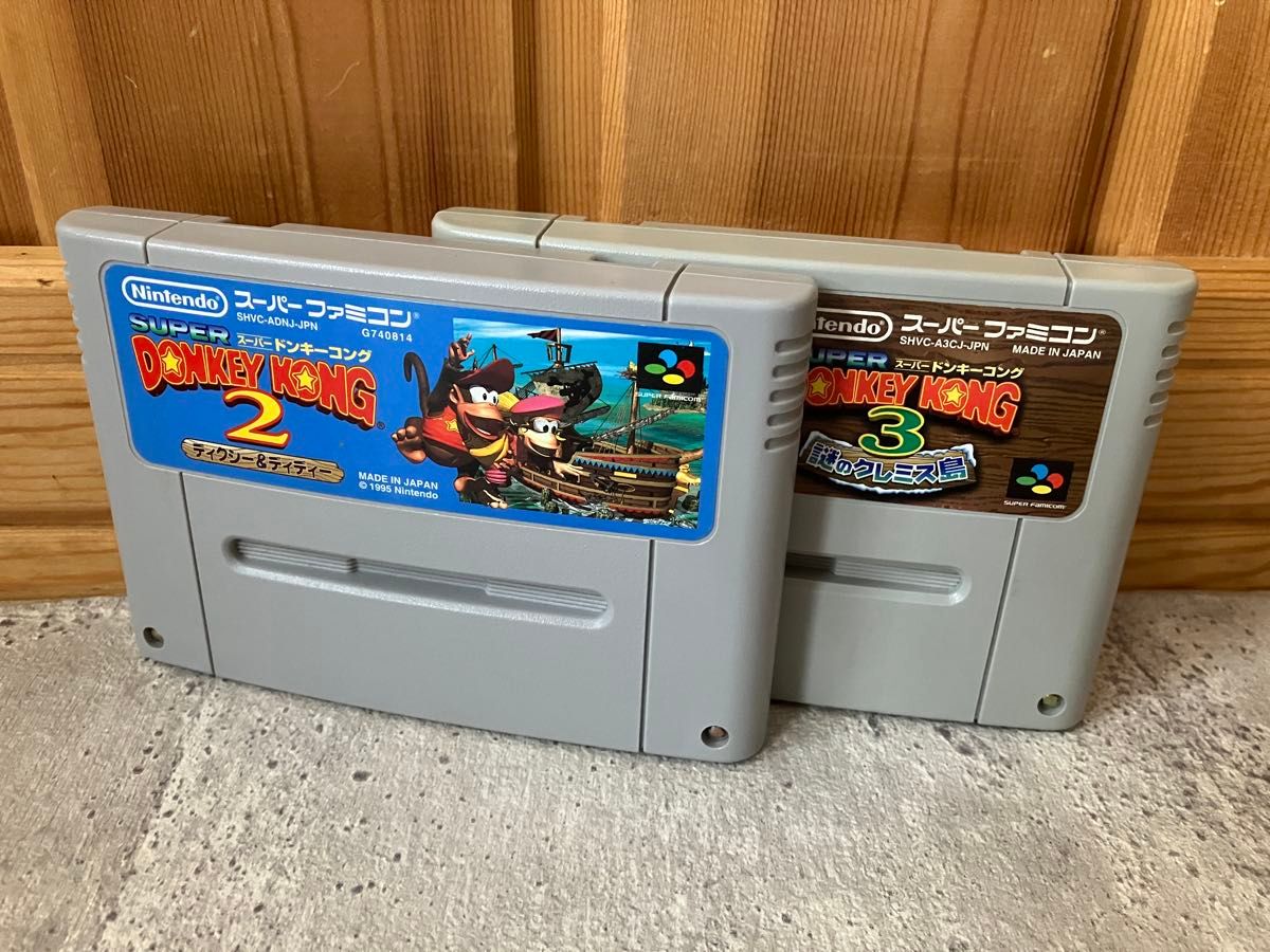 スーパーファミコン ソフト スーパードンキーコング2&3 セット スーパーファミコン ソフト スーパードンキーコング2&3 セット