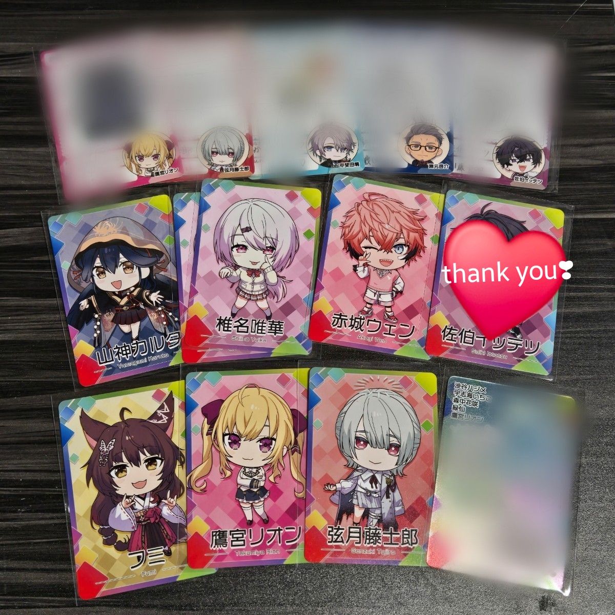 にじさんじ オリエンス Oriens 2周年 チェキ風カード 特典 缶 にじさんじ オリエンス Oriens 2周年 チェキ風カード 特典 缶