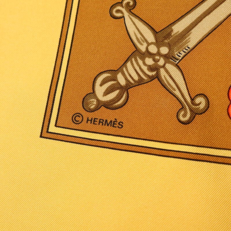 TI8019*HERMES エルメス カレ90《LE TAROT タロットカード》大判 TI8019*HERMES エルメス カレ90《LE TAROT タロットカード》大判