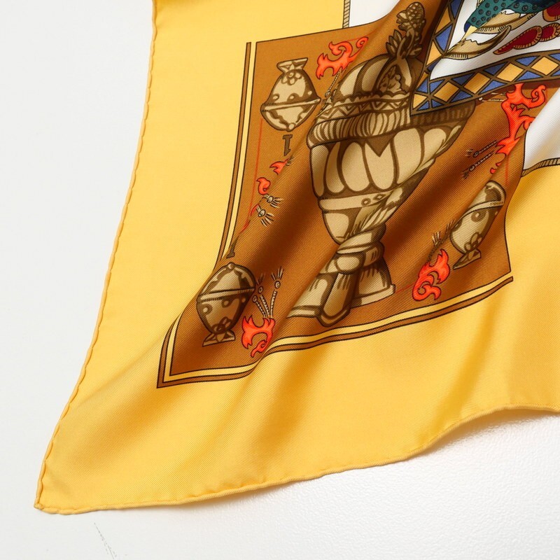 TI8019*HERMES エルメス カレ90《LE TAROT タロットカード》大判 TI8019*HERMES エルメス カレ90《LE TAROT タロットカード》大判