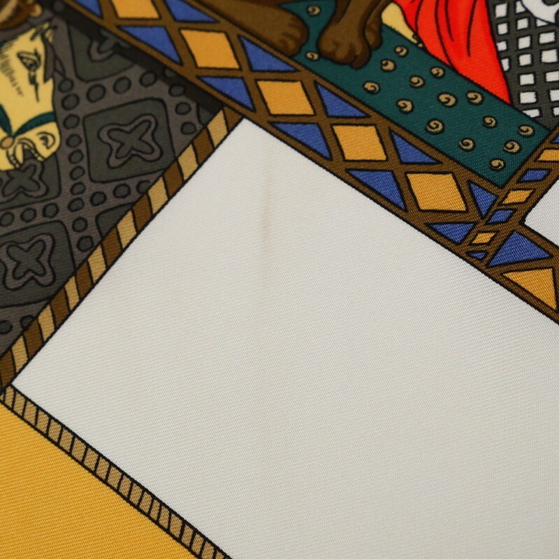 TI8019*HERMES エルメス カレ90《LE TAROT タロットカード》大判 TI8019*HERMES エルメス カレ90《LE TAROT タロットカード》大判
