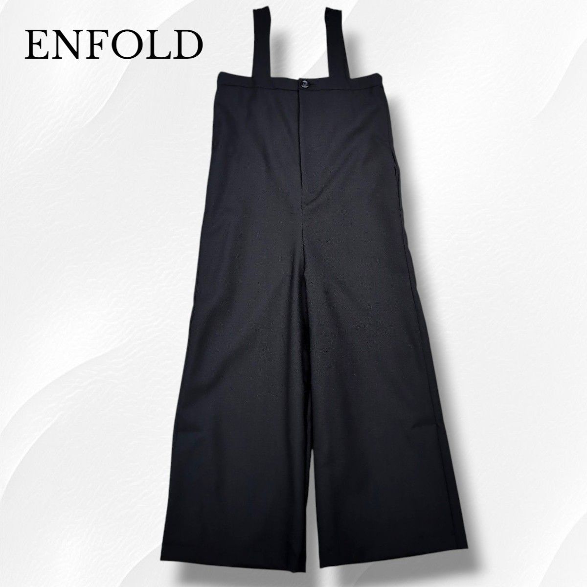 ENFOLD エンフォルド WIDE-OVERALLS サロペット ワイドパンツ ENFOLD エンフォルド WIDE-OVERALLS サロペット ワイドパンツ