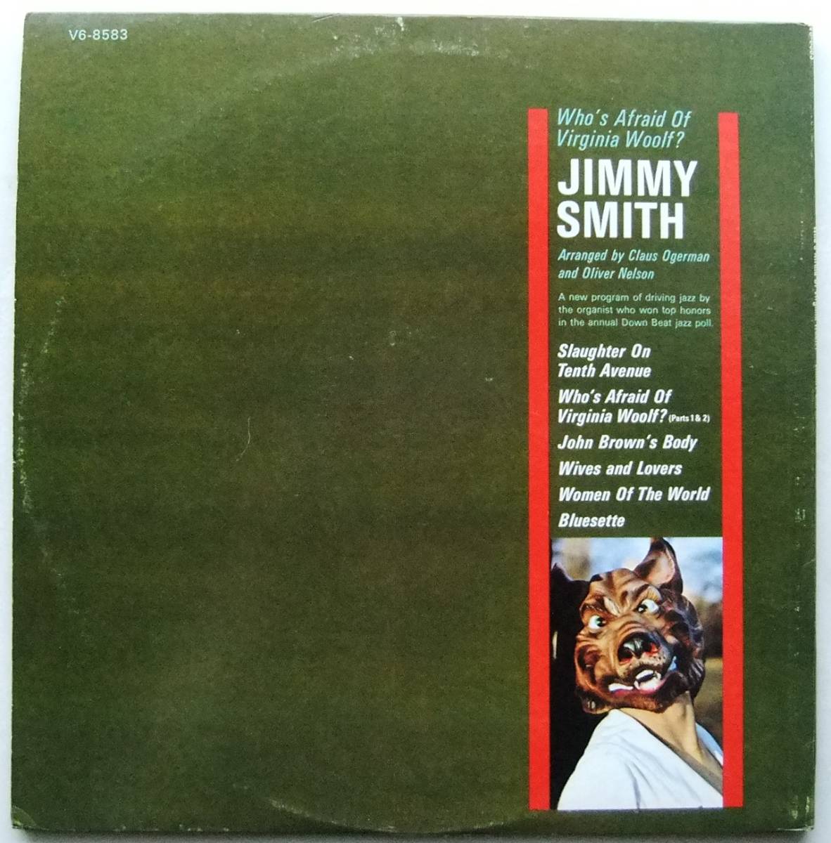◆ JIMMY SMITH / Who ' s Afraid Of Virginia Woolf ? ◆ Verve V6-8583 (MGM) ◆ T_画像2