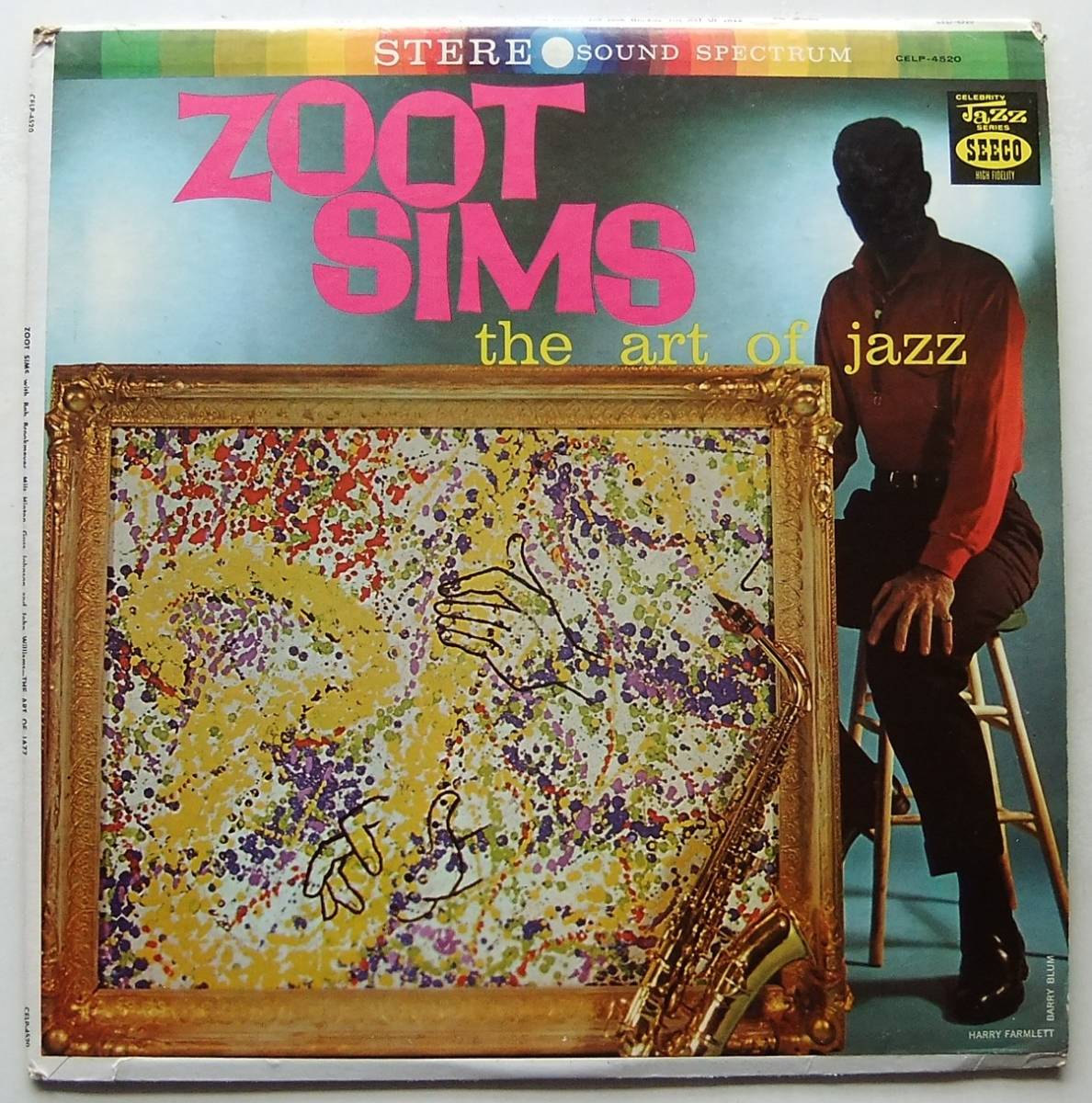 ◆ ZOOT SIMS / The Art Of Jazz ◆ Seeco CELP-4520 (color:dg) ◆ W_画像1