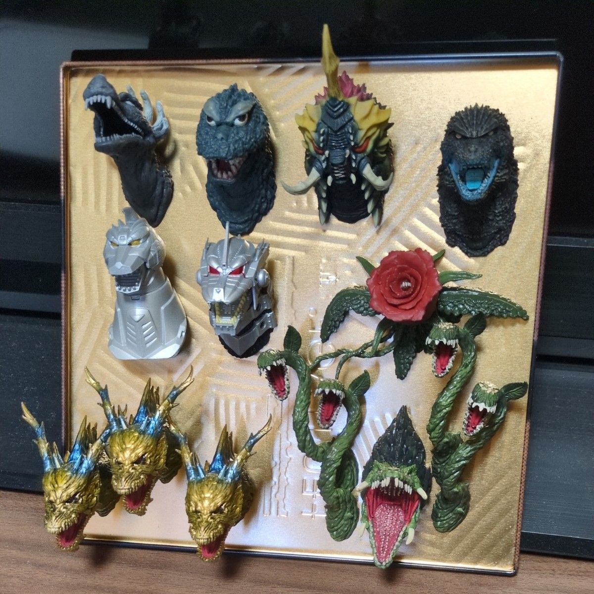 ゴジラ 一番くじ モンスターヘッドマグネット 5種シリーズ分 ゴジラ 一番くじ モンスターヘッドマグネット 5種シリーズ分