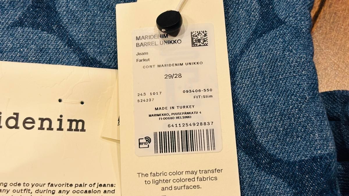 マリメッコ デニム ジーンズ ウニッコ marimekko unikko 29 マリメッコ デニム ジーンズ ウニッコ marimekko unikko 29