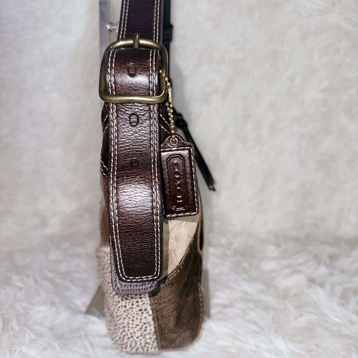 良品 COACH coach コーチ ショルダーバッグ ハンドバック パッチ 良品 COACH coach コーチ ショルダーバッグ ハンドバック パッチ