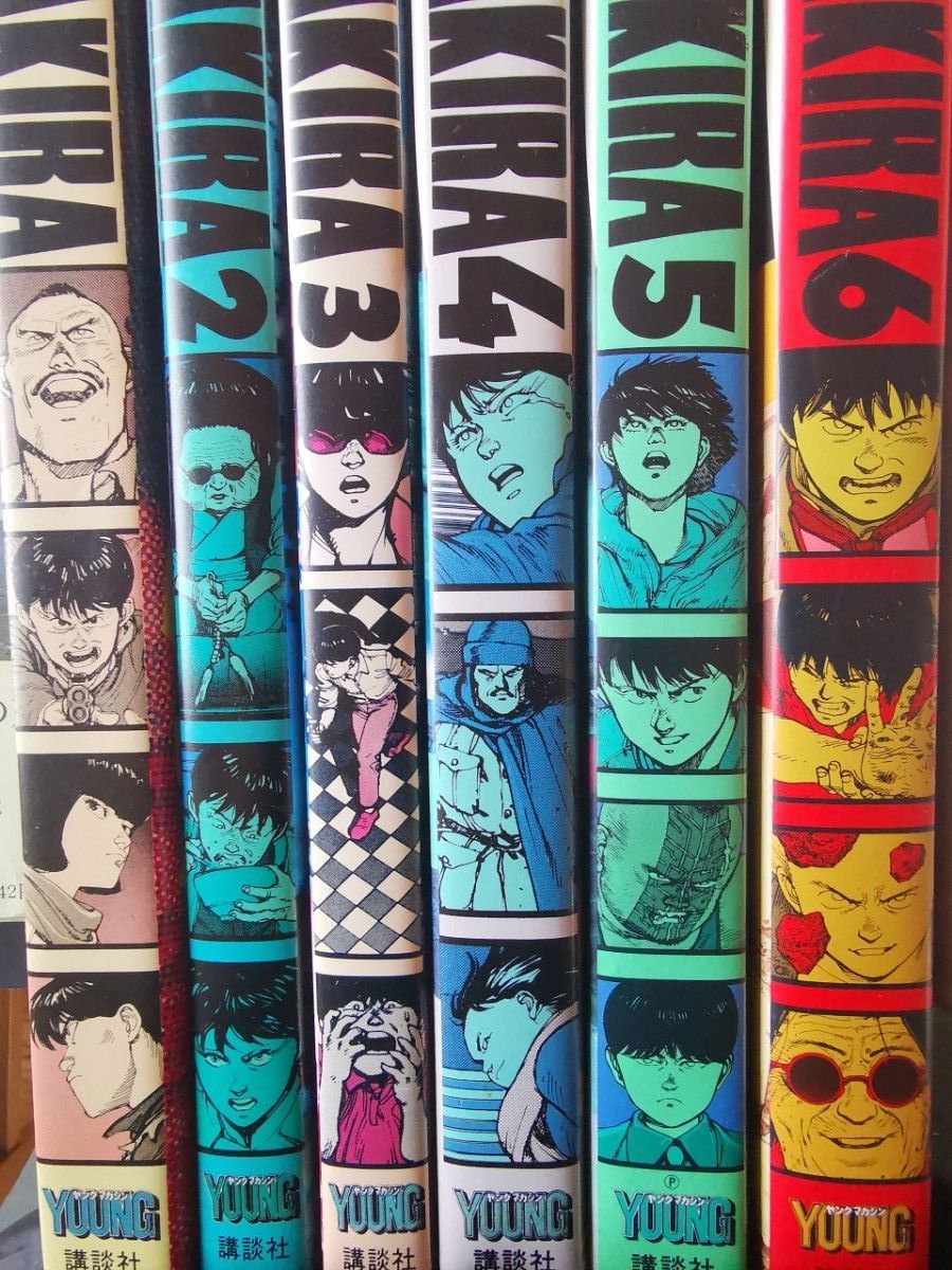 大友克洋 AKIRA 全巻セット 2巻~6巻 初版 1巻のみ2版 アキラ 大友克洋 AKIRA 全巻セット 2巻~6巻 初版 1巻のみ2版 アキラ