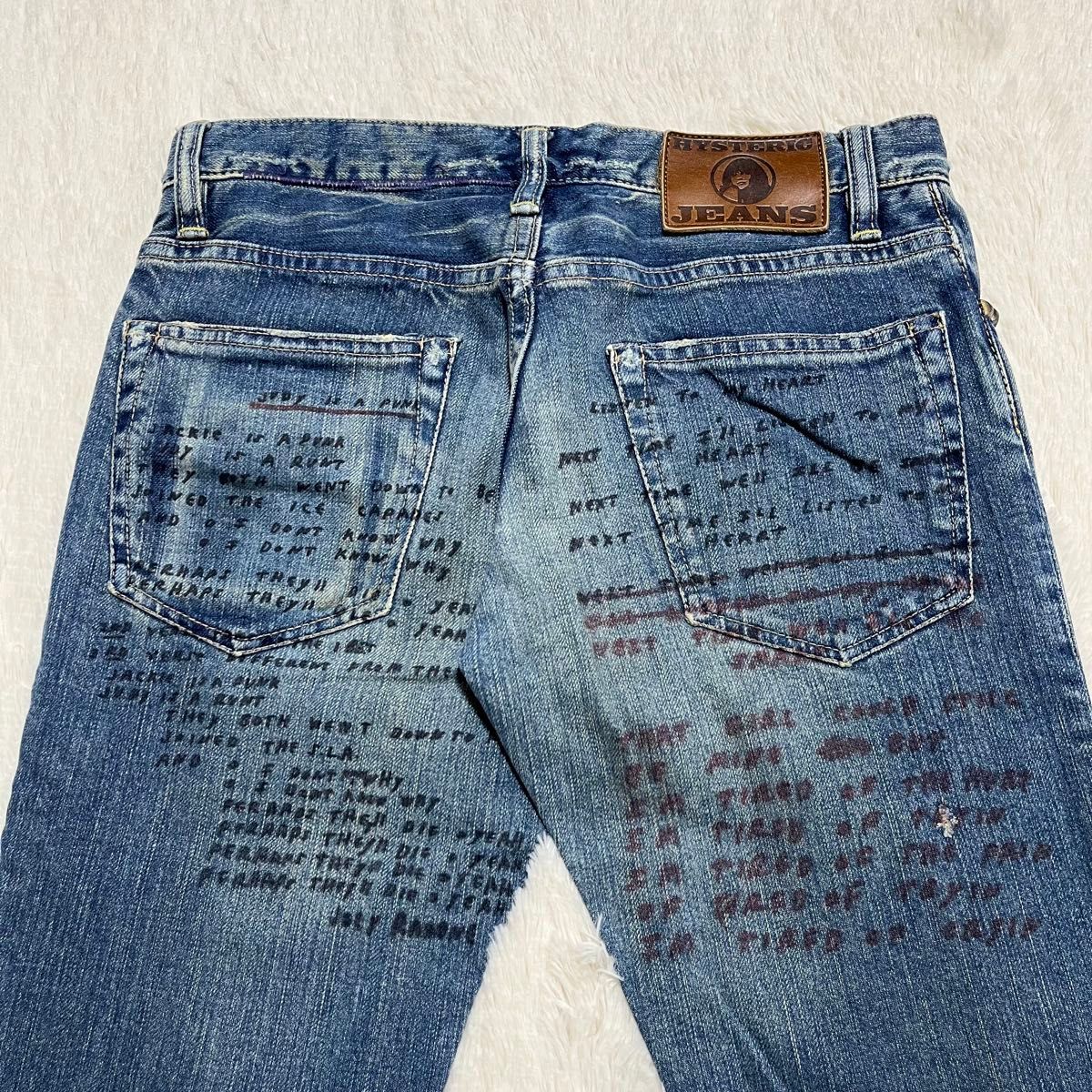 激レア HYSTERIC GLAMOURラモーンズ RAMONESコラボ歌詞プリント 激レア HYSTERIC GLAMOURラモーンズ RAMONESコラボ歌詞プリント