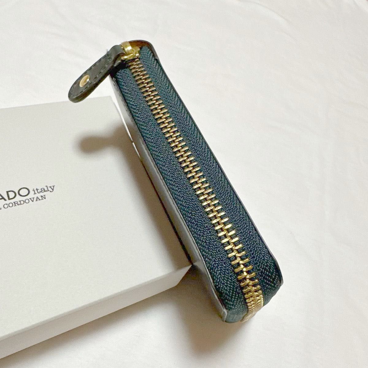 ROCADO社 シェルコードバン ラウンドファスナーウォレット ROCADO社 シェルコードバン ラウンドファスナーウォレット