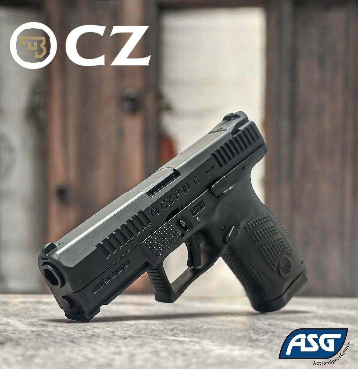 新品未開封 ASG CZ P-10C ガスブローバック 樹脂スライド JP 希少品 入手困難 早い者勝ち ASG CZ P-10C ガスブローバック