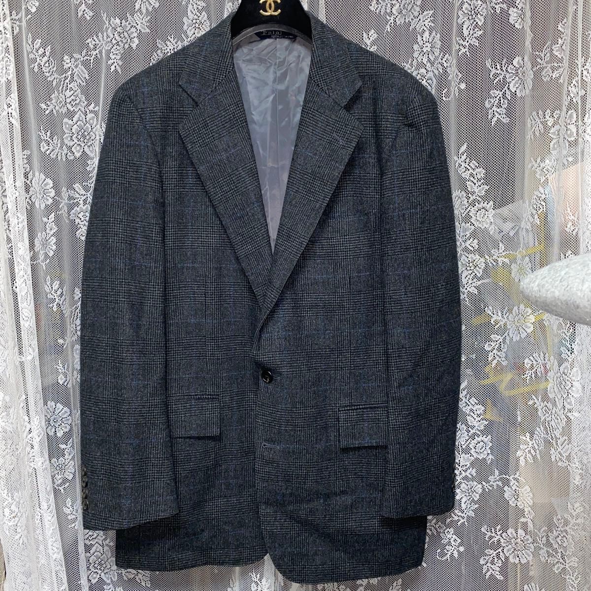 Polo by Ralph Lauren グレーチェック柄 テーラードジャケット Polo by Ralph Lauren グレーチェック柄 テーラードジャケット