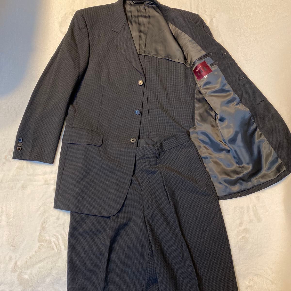 レア】yohji yamamoto×D'URBAN A A R スーツ L セットアップ レア】yohji yamamoto×D'URBAN A A R スーツ L セットアップ
