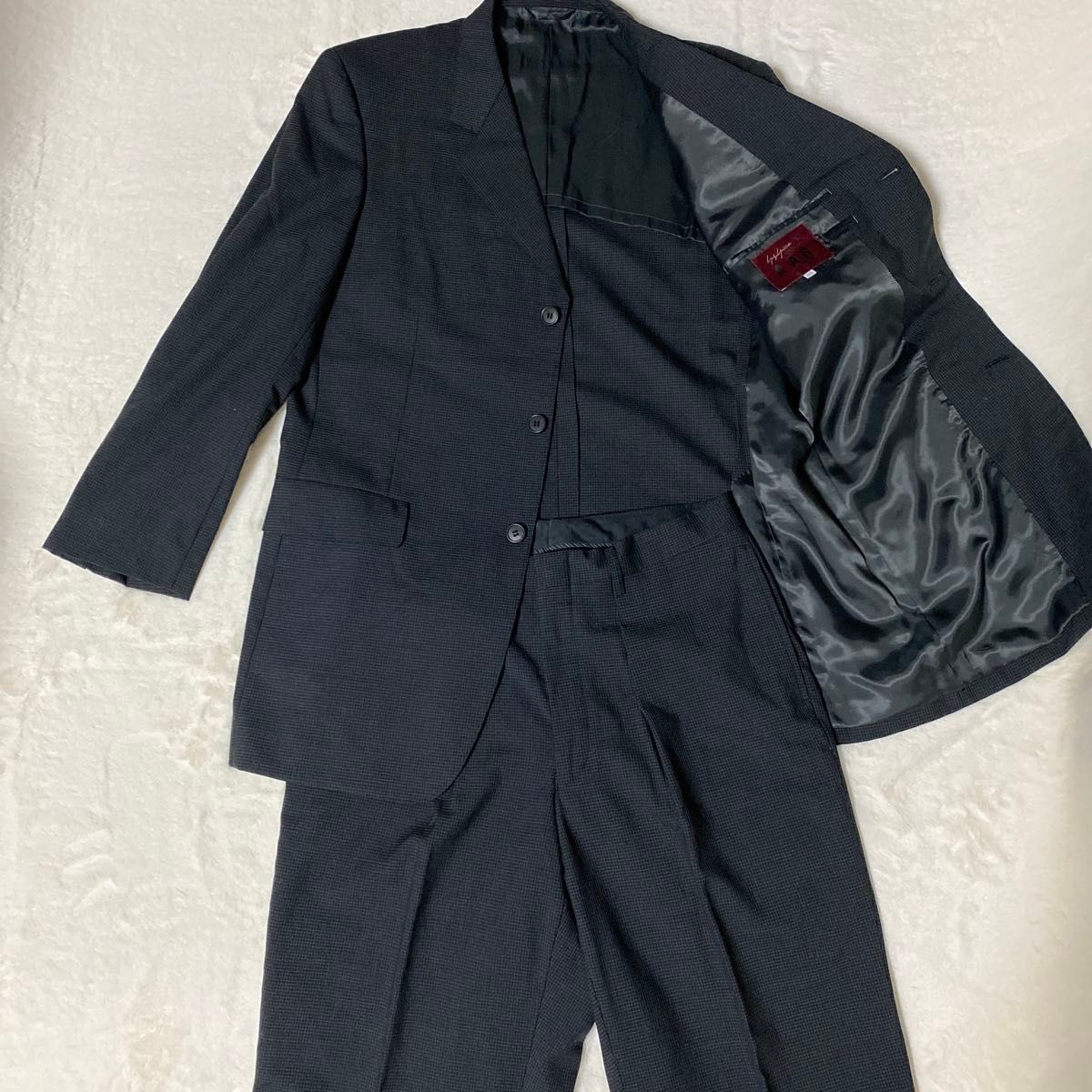 レア】yohji yamamoto×D'URBAN A A R スーツ L セットアップ レア】yohji yamamoto×D'URBAN A A R スーツ L セットアップ