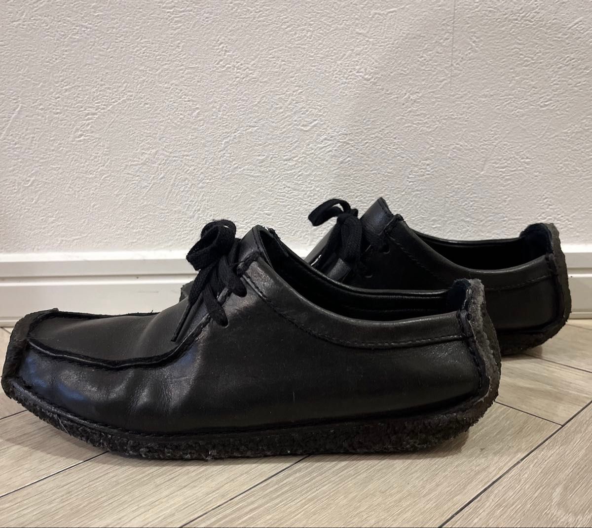 良品 【24 5cm】 Clarks クラークス ナタリー 黒 レザー 革靴 良品 【24 5cm】 Clarks クラークス ナタリー 黒 レザー 革靴