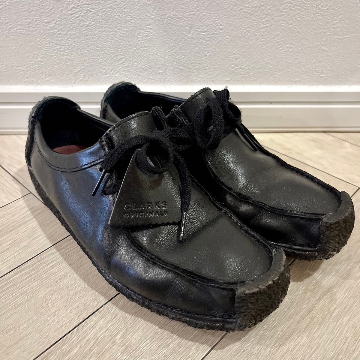 良品 【24 5cm】 Clarks クラークス ナタリー 黒 レザー 革靴 良品 【24 5cm】 Clarks クラークス ナタリー 黒 レザー 革靴