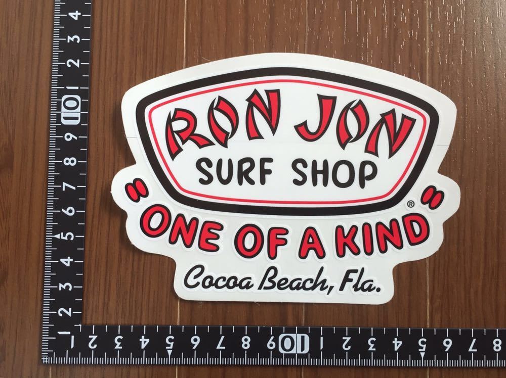  ultra rare!! RON JON SURF SHOP COCOA BEACH shop Vintage sticker new goods dead long John Surf shop cocoa beach surfing 