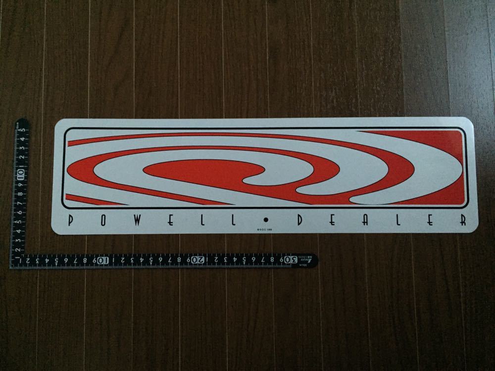激レア!! 90s powell peralta ディーラー専用 非売品 特大 ステッカー 1990年代 パウエル ペラルタ オールド ビンテージ スケートボード