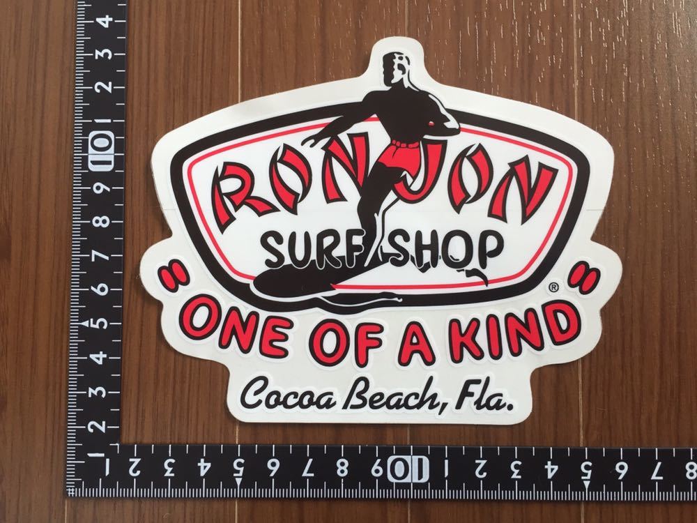  ultra rare!! RON JON SURF SHOP COCOA BEACH shop Vintage sticker new goods dead long John Surf shop cocoa beach surfing ②