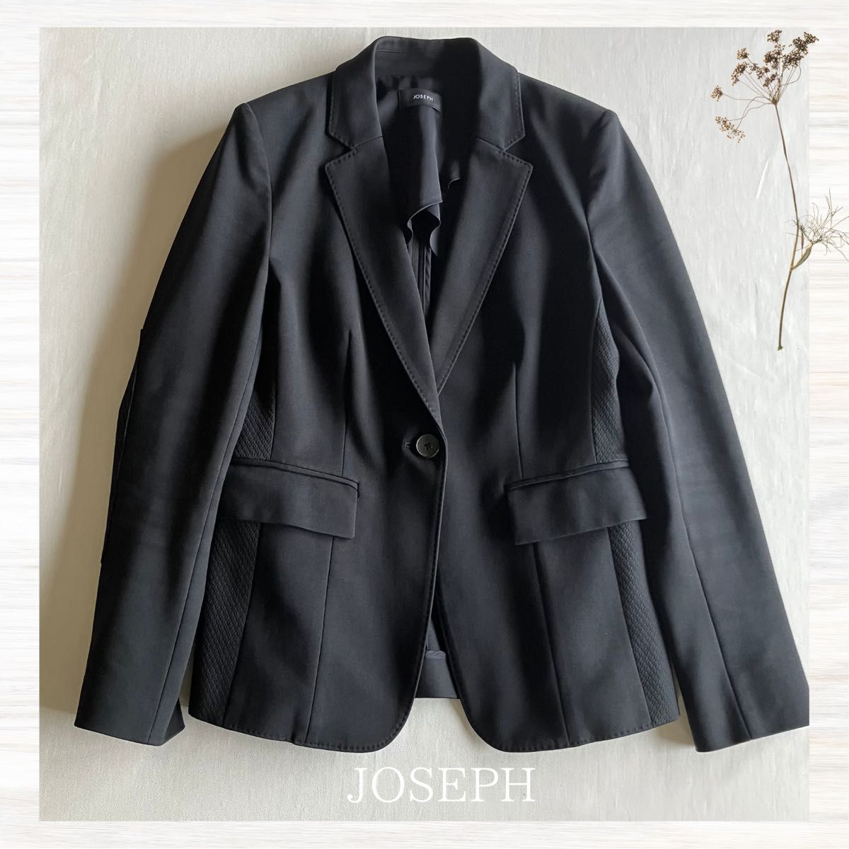 JOSEPH フォーマル スーツ ジャケット 黒 長袖 定番|Yahoo JOSEPH フォーマル スーツ ジャケット 黒 長袖 定番|Yahoo