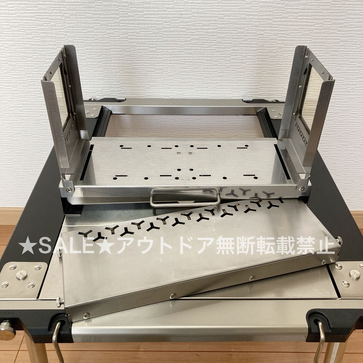 IGT ハーフユニット 焚き火台 二次燃焼 バーナー 調理 IGT ハーフユニット 焚き火台 二次燃焼 バーナー 調理