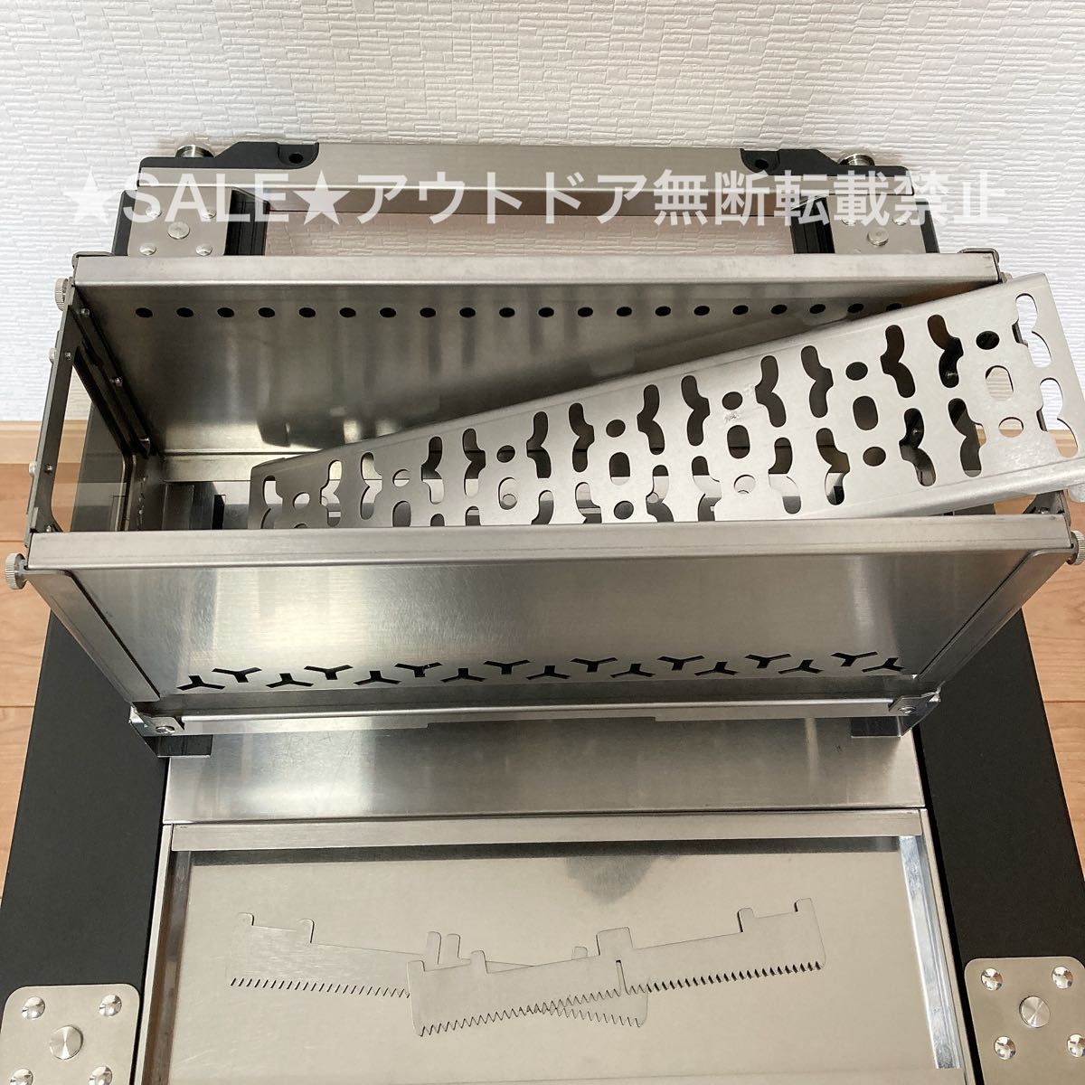 IGT ハーフユニット 焚き火台 二次燃焼 バーナー 調理 IGT ハーフユニット 焚き火台 二次燃焼 バーナー 調理