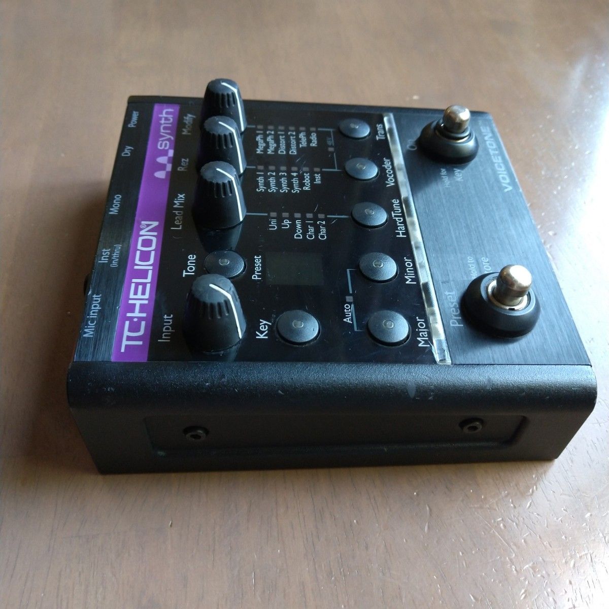 廃盤 レア tc helicon VoiceTone Synth エフェクター ティーシー 廃盤 レア tc helicon VoiceTone Synth エフェクター ティーシー