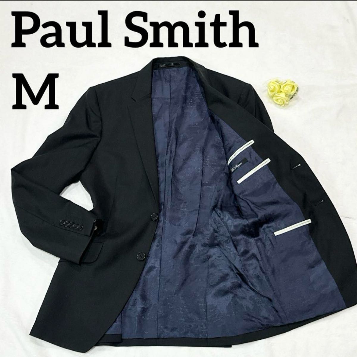 美品】Paul Smith ポールスミス ジャケット ネイビー M ブラック 美品】Paul Smith ポールスミス ジャケット ネイビー M ブラック