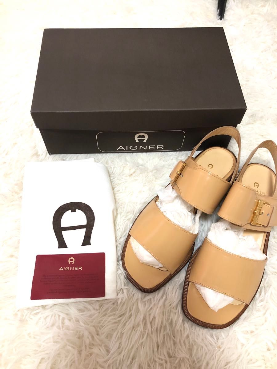 AIGNER アイグナーサンダル 36(約23cm)|Yahoo!フリマ(旧PayPay AIGNER アイグナーサンダル 36(約23cm)|Yahoo!フリマ(旧PayPay