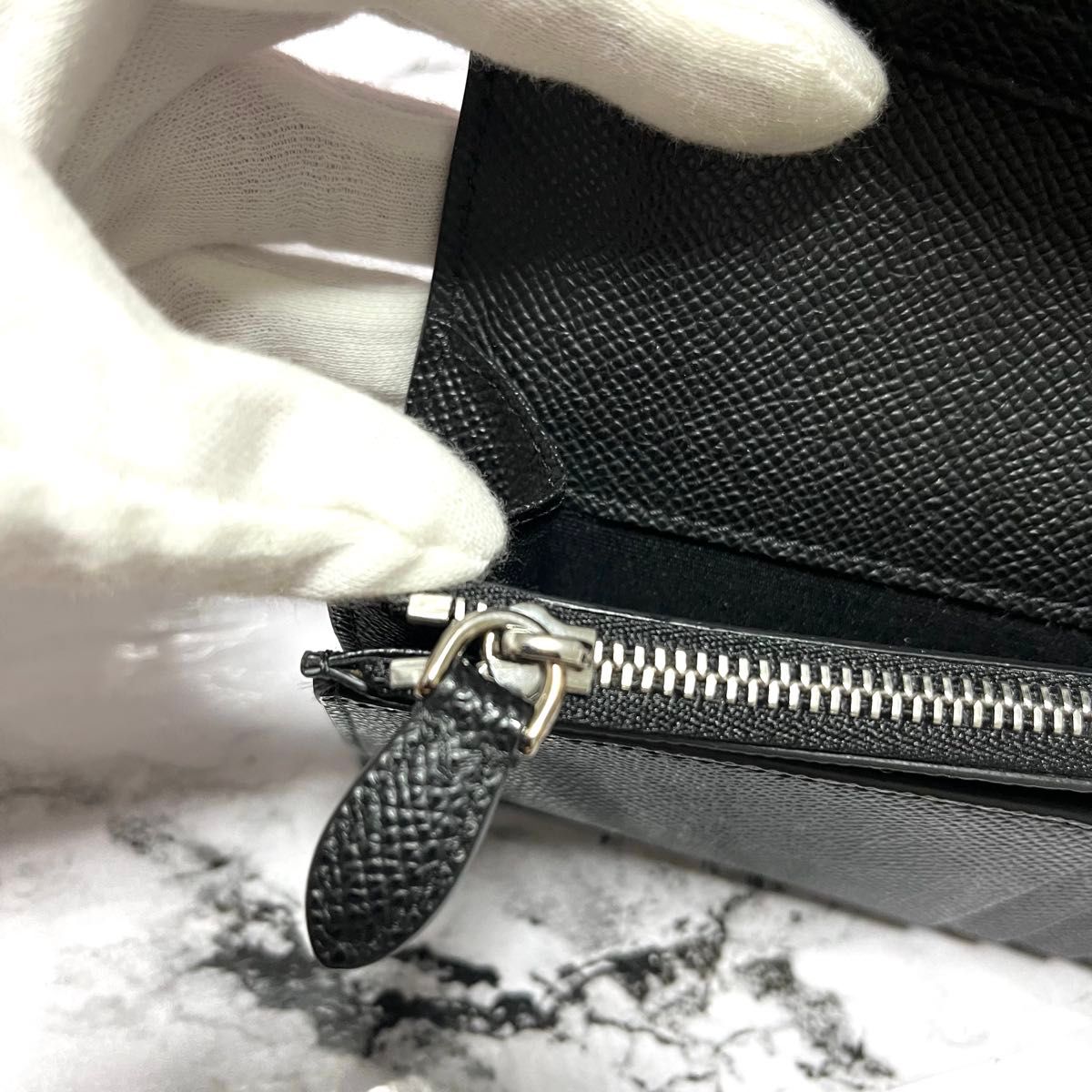 極美品】バーバリー 長財布 チェック柄 キャベンディッシュ 極美品】バーバリー 長財布 チェック柄 キャベンディッシュ