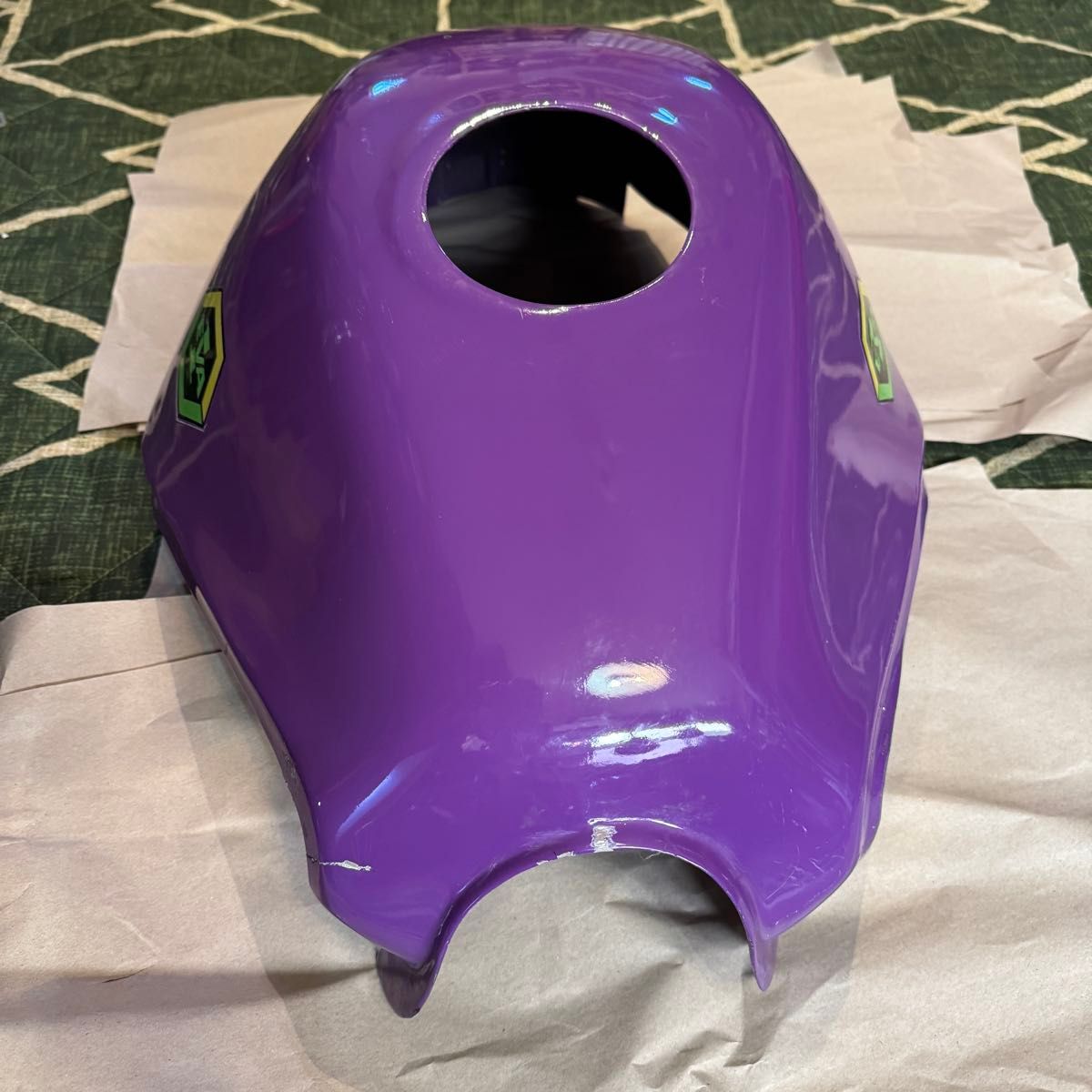 Ninja250R EVA 初号機 タンクカバー Trickstarカラー用|Yahoo Ninja250R EVA 初号機 タンクカバー Trickstarカラー用|Yahoo
