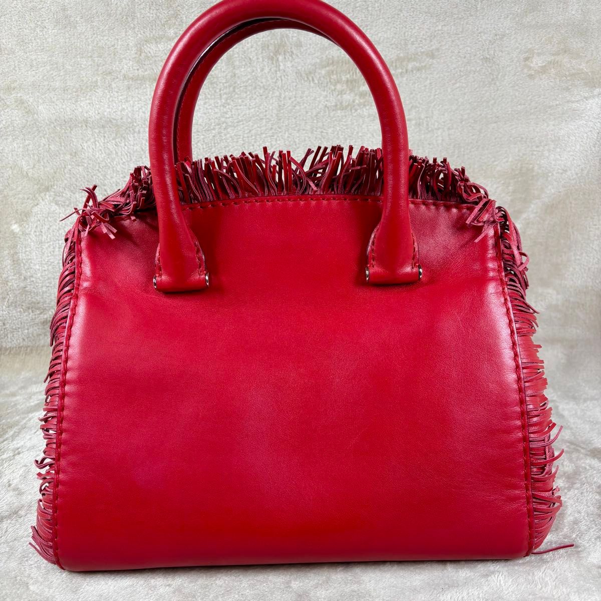 極美品 MaxMara フリンジ 2way ショルダーバッグ ハンドバッグ 極美品 MaxMara フリンジ 2way ショルダーバッグ ハンドバッグ