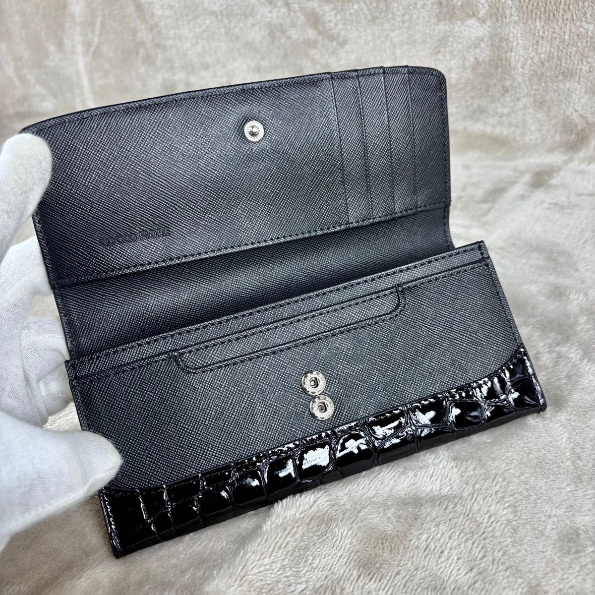未使用品 COCCO FIORE コッコフィオーレ 長財布 黒 ブラック 未使用品 COCCO FIORE コッコフィオーレ 長財布 黒 ブラック