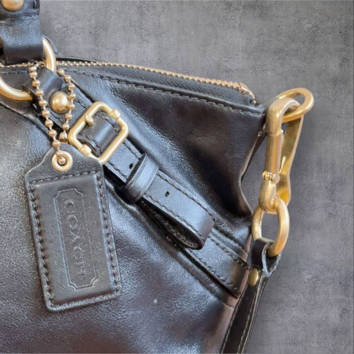 COACH 】オールドコーチ 金馬車 2way ショルダー ハンドバッグ COACH 】オールドコーチ 金馬車 2way ショルダー ハンドバッグ