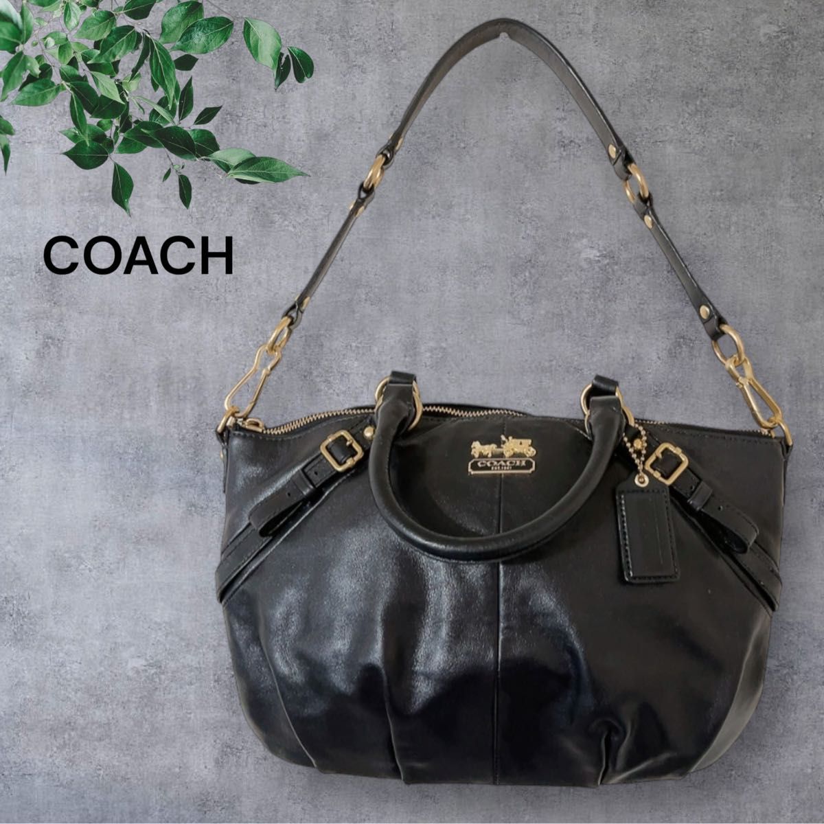 COACH 】オールドコーチ 金馬車 2way ショルダー ハンドバッグ COACH 】オールドコーチ 金馬車 2way ショルダー ハンドバッグ