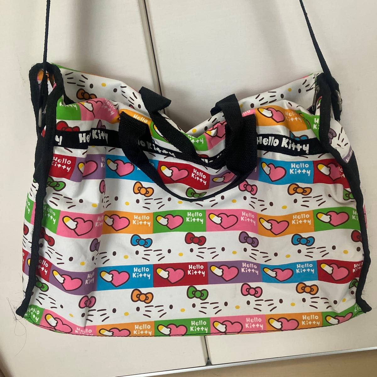 ハローキティ ボストンバッグ サンリオ キティちゃん 平成レトロ