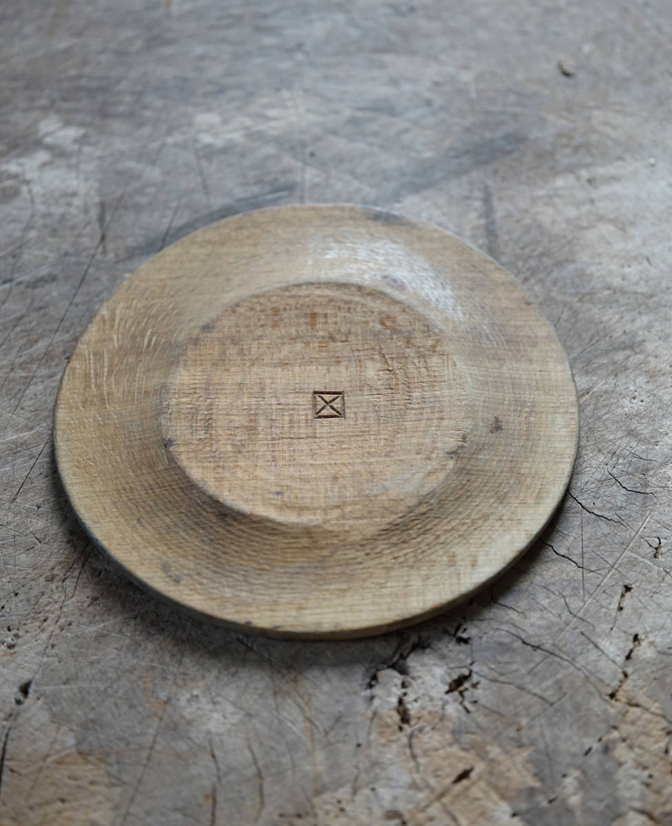18世紀 1700年代 スウェーデン木皿 Swedish Wooden Round Rim 18世紀 1700年代 スウェーデン木皿 Swedish Wooden Round Rim