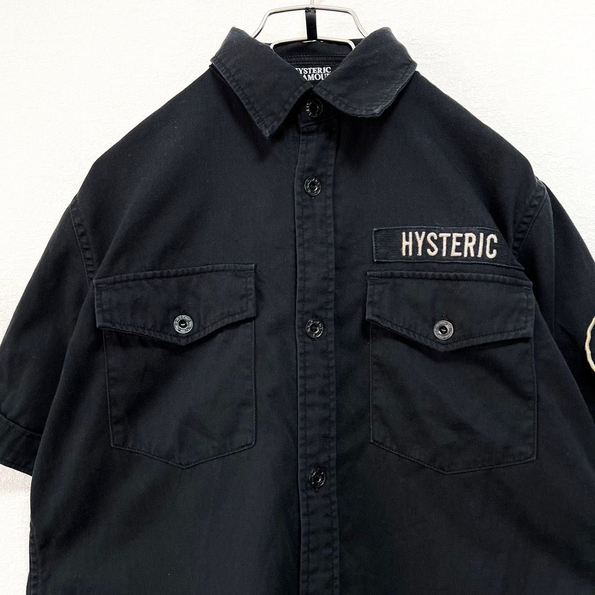 希少】HYSTERIC GLAMOUR ヒステリックグラマー 刺繍ロゴ 希少】HYSTERIC GLAMOUR ヒステリックグラマー 刺繍ロゴ