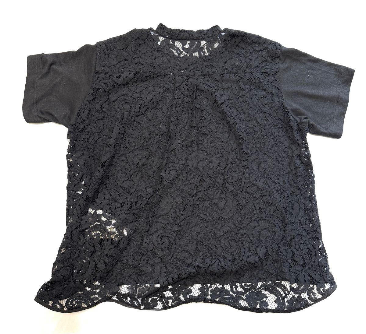 sacai レースドッキングTシャツ ブラック サイズ2 サカイ|Yahoo sacai レースドッキングTシャツ ブラック サイズ2 サカイ|Yahoo