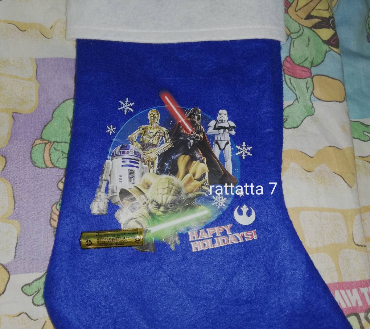 ☆STAR WARS☆SW☆YODA☆Christmas stocking☆スターウォーズ☆ヨーダ☆ダース・ヴェイダー☆トルーパー☆クリスマス☆ストッキング☆靴下_画像3