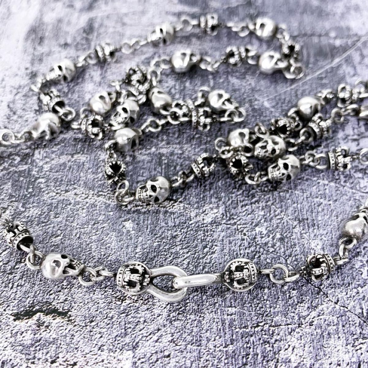定価8 3万 Justin Davis スカル・クラウンネックレス「SKULL 定価8 3万 Justin Davis スカル・クラウンネックレス「SKULL