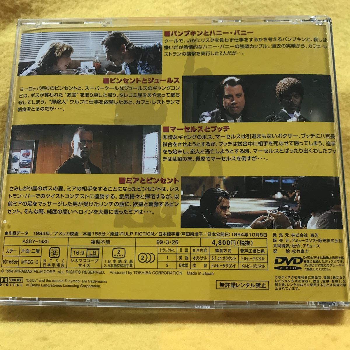 ヤフオク Dvd パルプ フィクション 廃盤 入手困難 ヤフオク Dvd パルプ フィクション 廃盤 入手困難