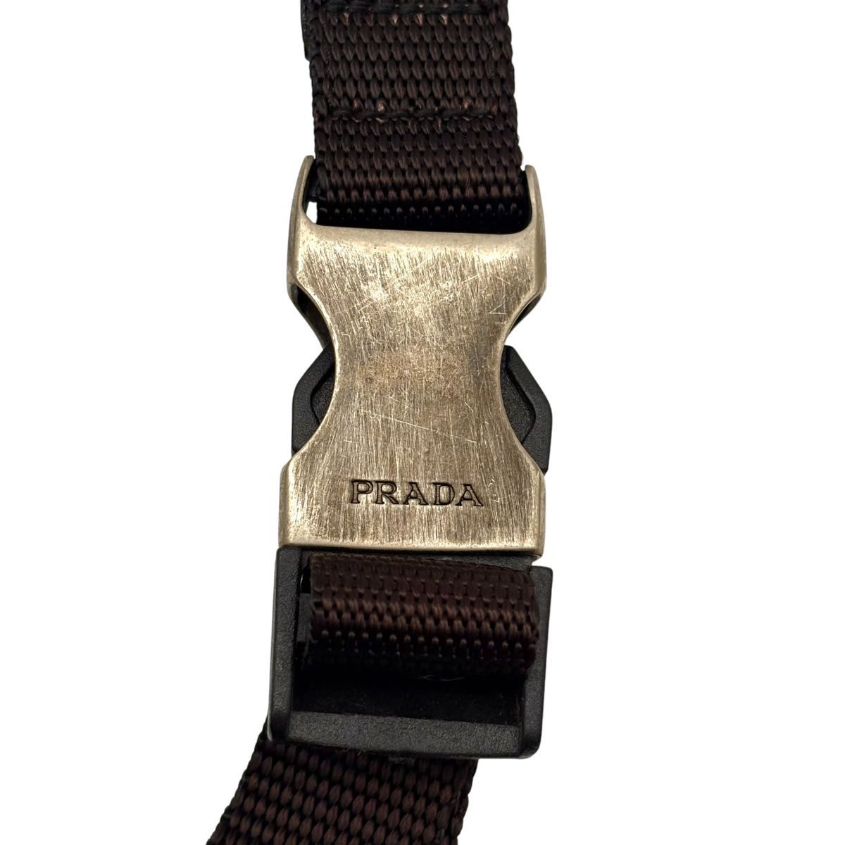 美品】PRADA プラダ テスート ウエストポーチ ナイロン 三角 美品】PRADA プラダ テスート ウエストポーチ ナイロン 三角