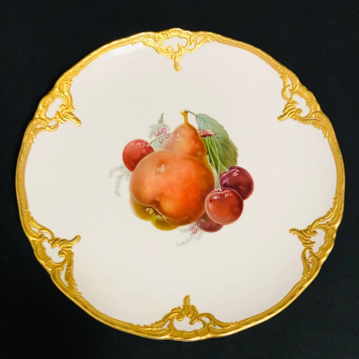 KPM ベルリン王立磁器製陶所/※1級品 フルーツ 飾皿 プレート b | www
