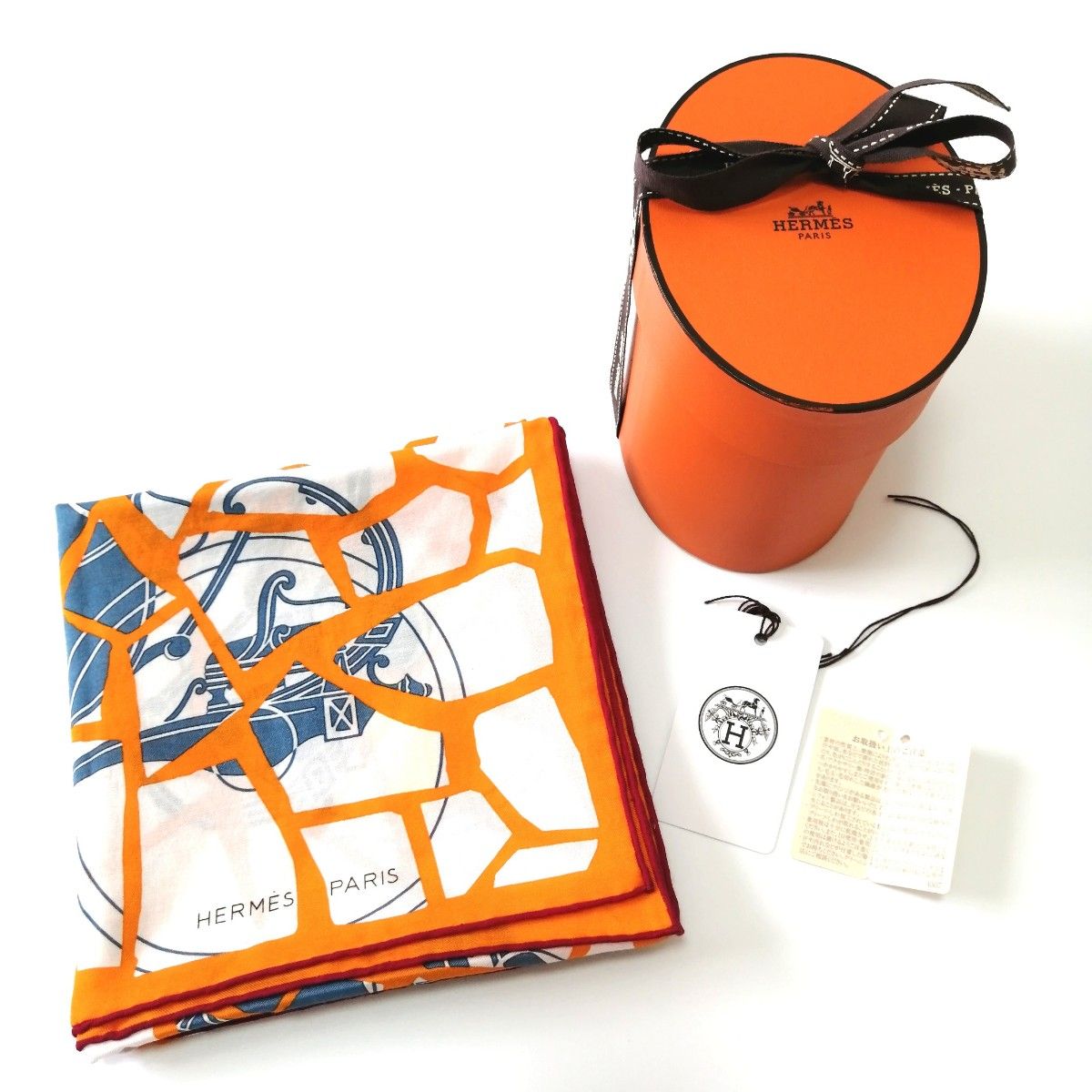 美品 エルメス HERMES スカーフ エクスリブリス アン モザイク 美品 エルメス HERMES スカーフ エクスリブリス アン モザイク