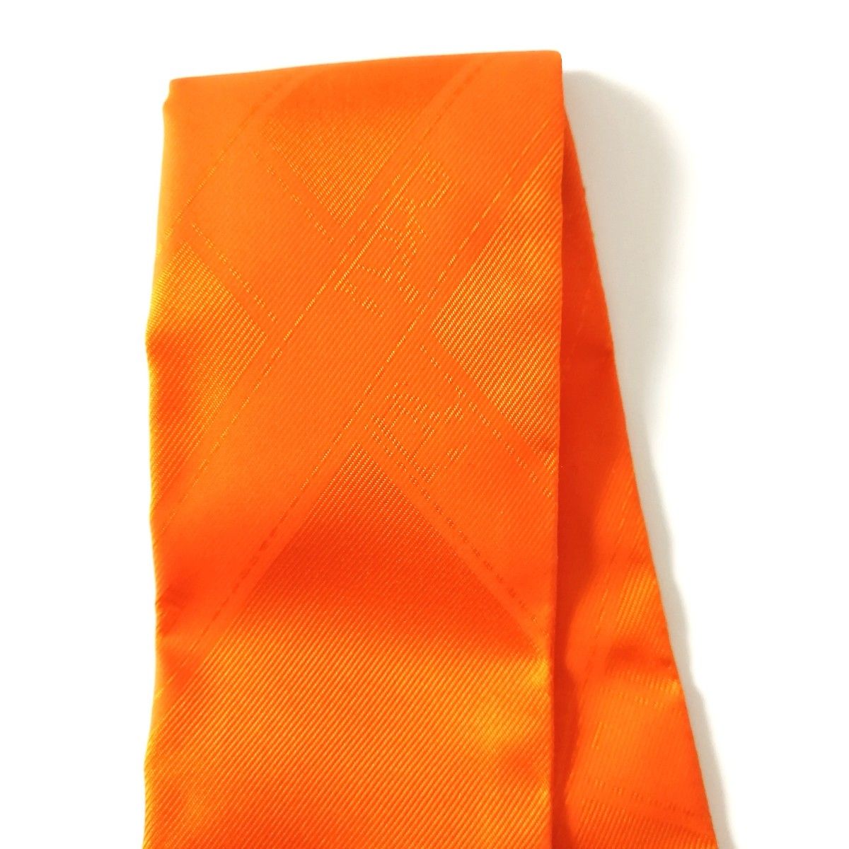 美品 エルメス HERMES ツイリー オレンジ ボルデュック 951 美品 エルメス HERMES ツイリー オレンジ ボルデュック 951