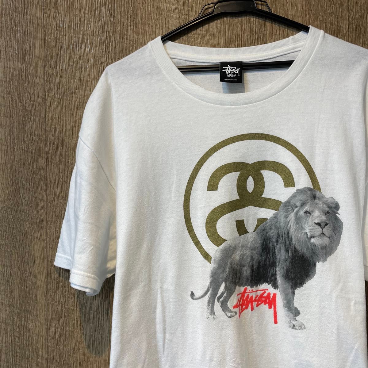 stussy ステューシー Tシャツ ライオン ビッグサイズ L 半袖 stussy ステューシー Tシャツ ライオン ビッグサイズ L 半袖